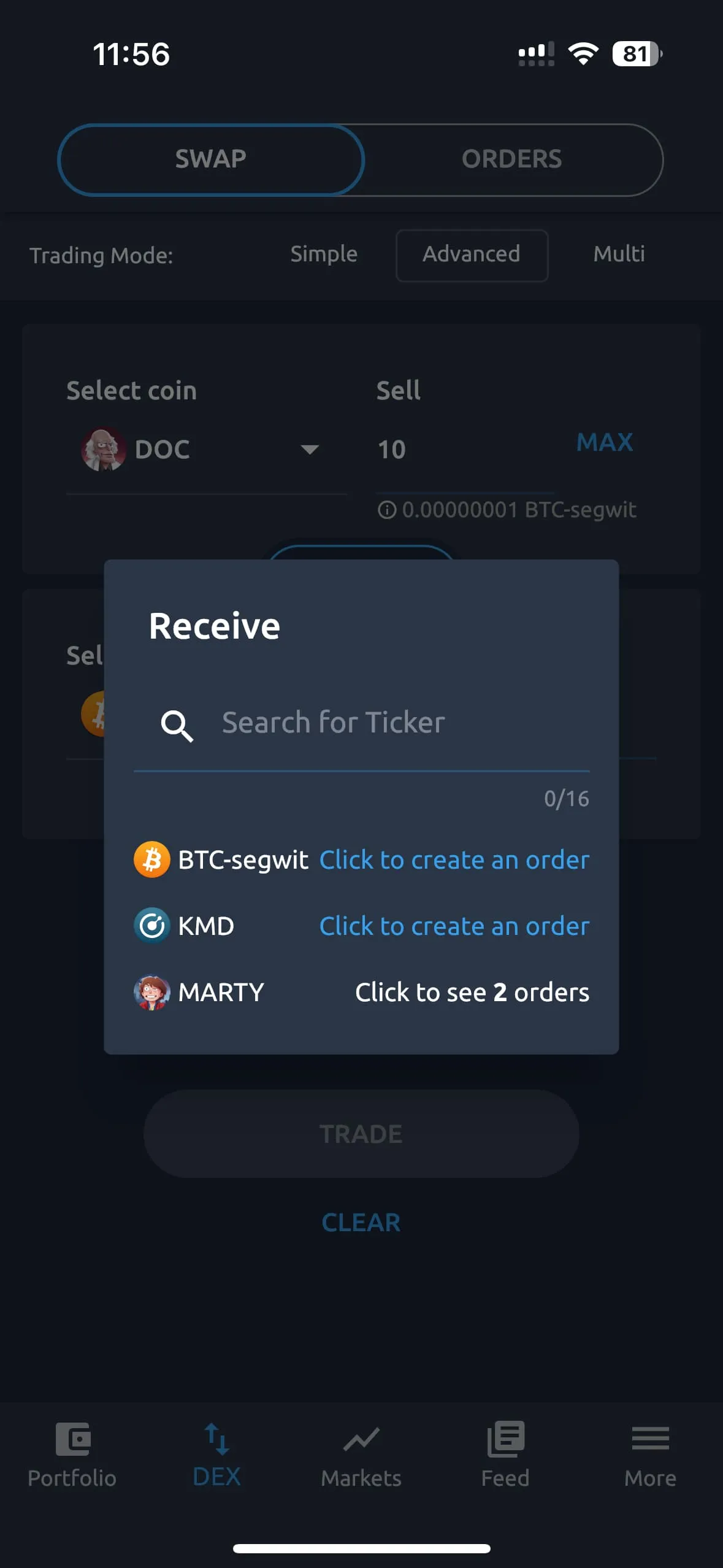  How to use the Advanced Mode in Komodo Wallet Mobile