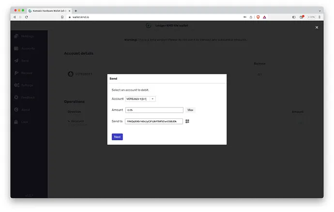 How to Vote with Your Hardware Wallet