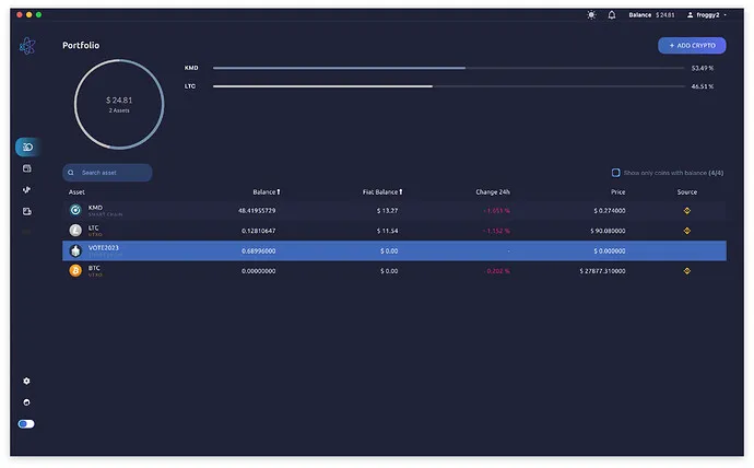 How to Vote on Komodo Wallet Desktop