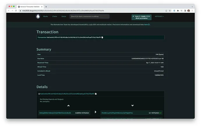 How to Vote on Komodo Wallet Desktop