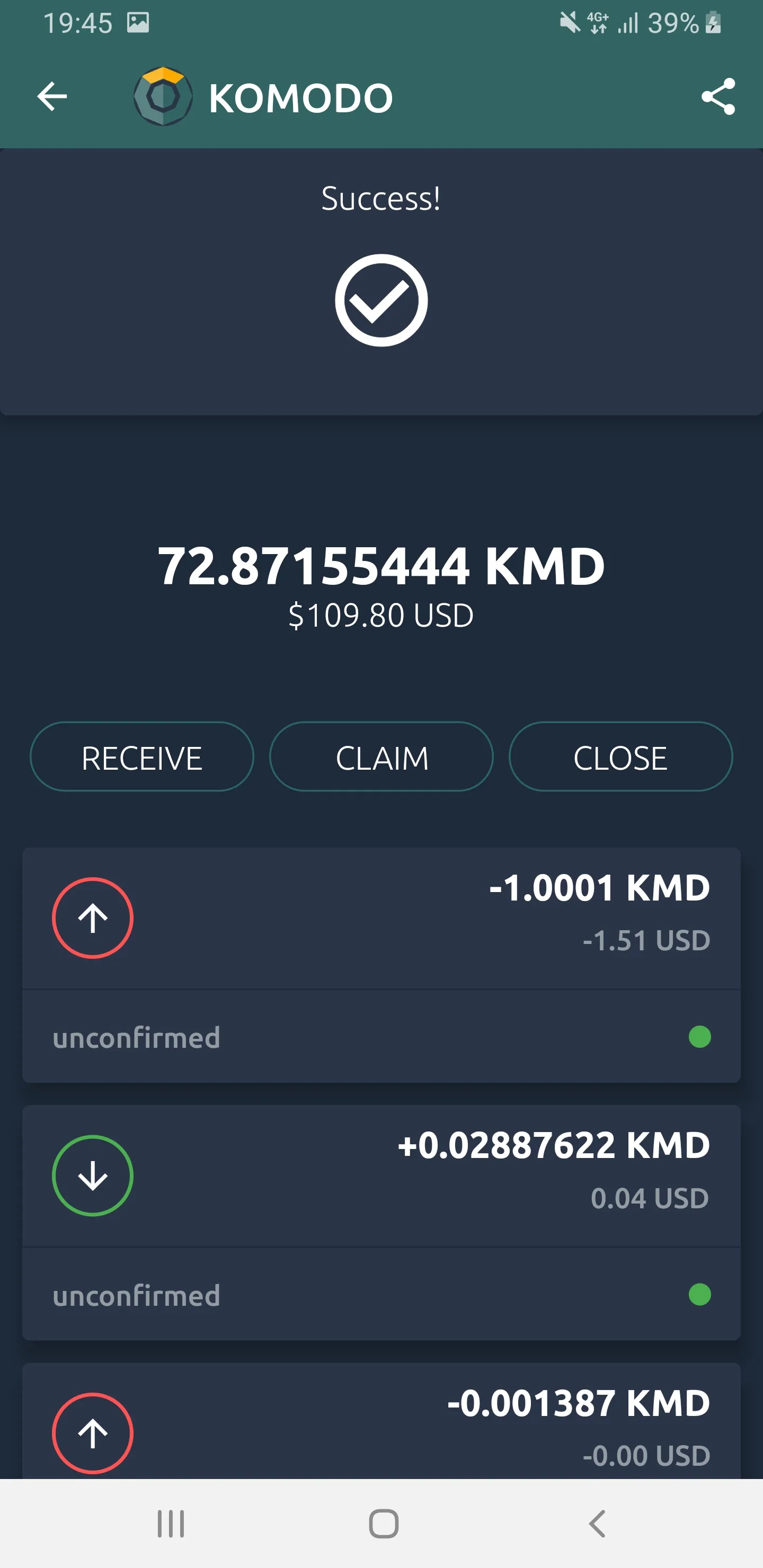  How to Withdraw or Send Funds Using Komodo Mobile Wallet